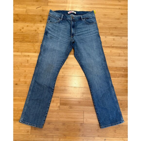 Wrangler Bootcut Jeans Men’s 34x32 Blue Denim – Studio Wardrobe - Picture 1 of 9